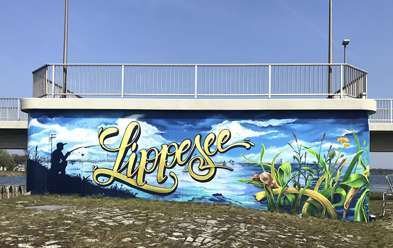 Graffiti am Lippesee